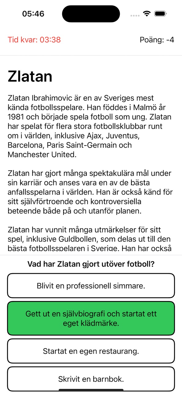 iPhone screenshot