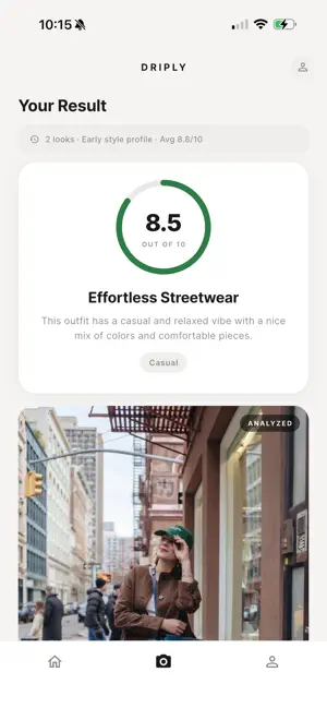 Driply: AI Outfit Style Check screenshot 1
