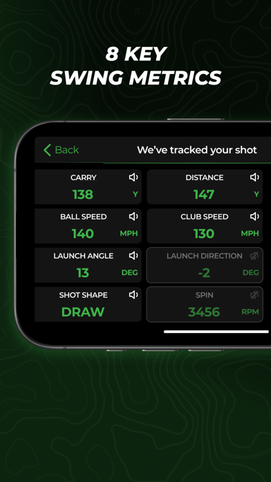 GolfTrak: Phone Launch Monitor Screenshot 4 - AppWisp.com GolfTrak: Phone Launch Monitor Screenshot 4 - AppWisp.com