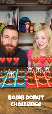 Bomb Donut Funny Challenge iPhone screenshot