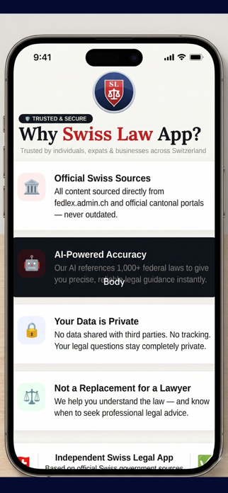 Swiss Law Screenshot 7 of 7