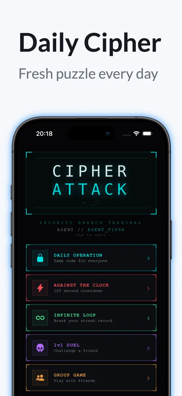 Screenshot #1 pour Cipher Attack