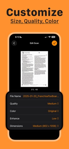 Scanem: PDF Document Scanner Screenshot 2 of 3