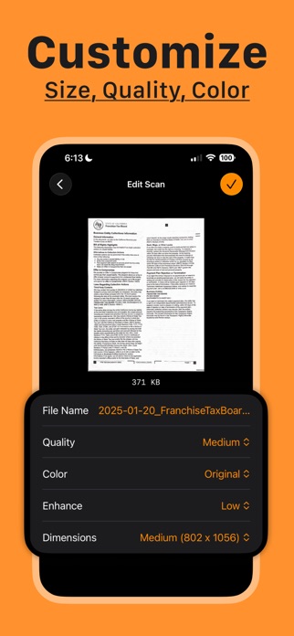 Scanem: PDF Document Scanner Screenshot 2 of 3