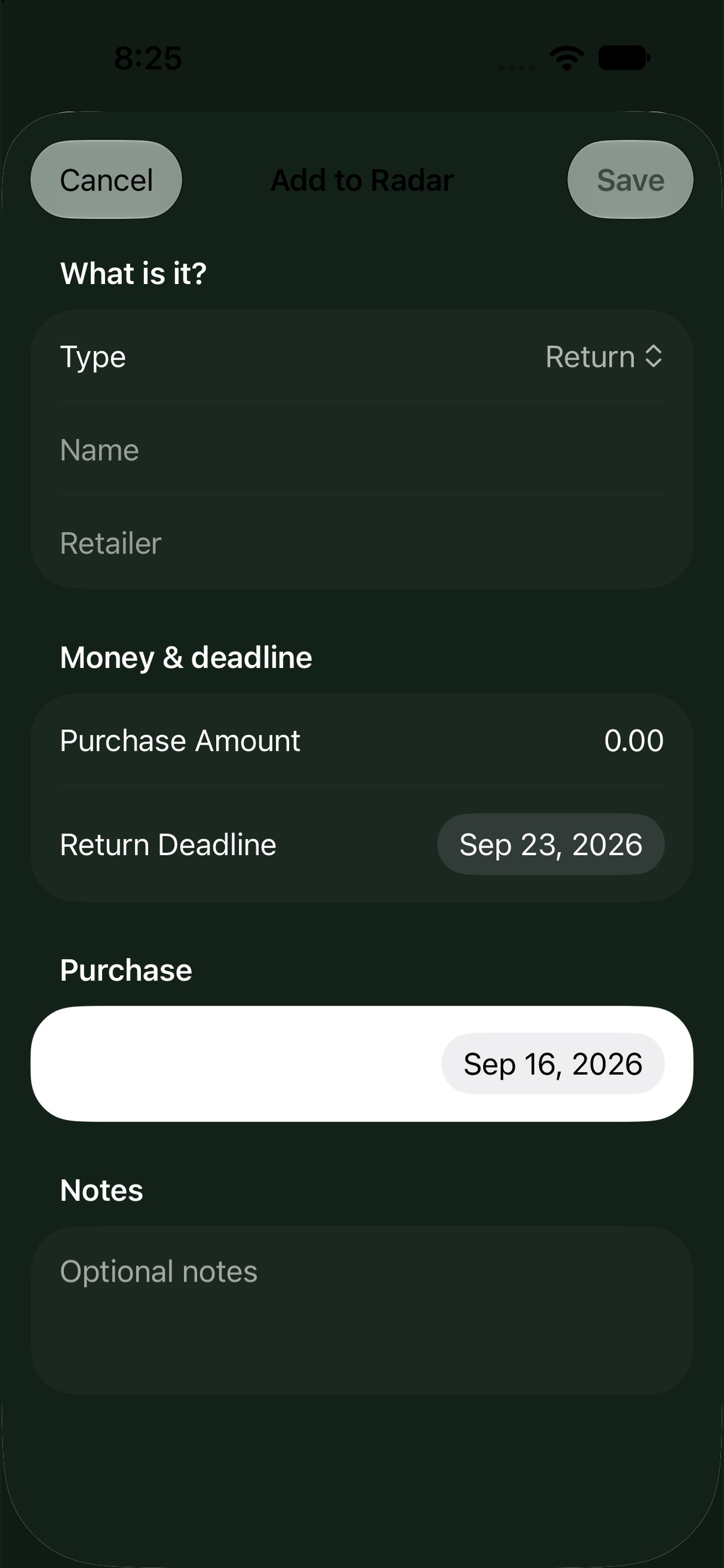 Screenshot 2 of DueRadar: Money At Risk