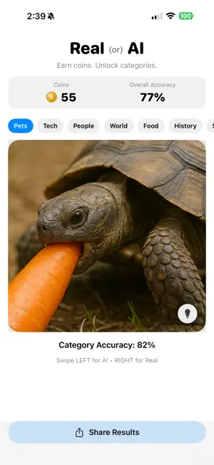 Real AI: Spot the Fake screenshot 4