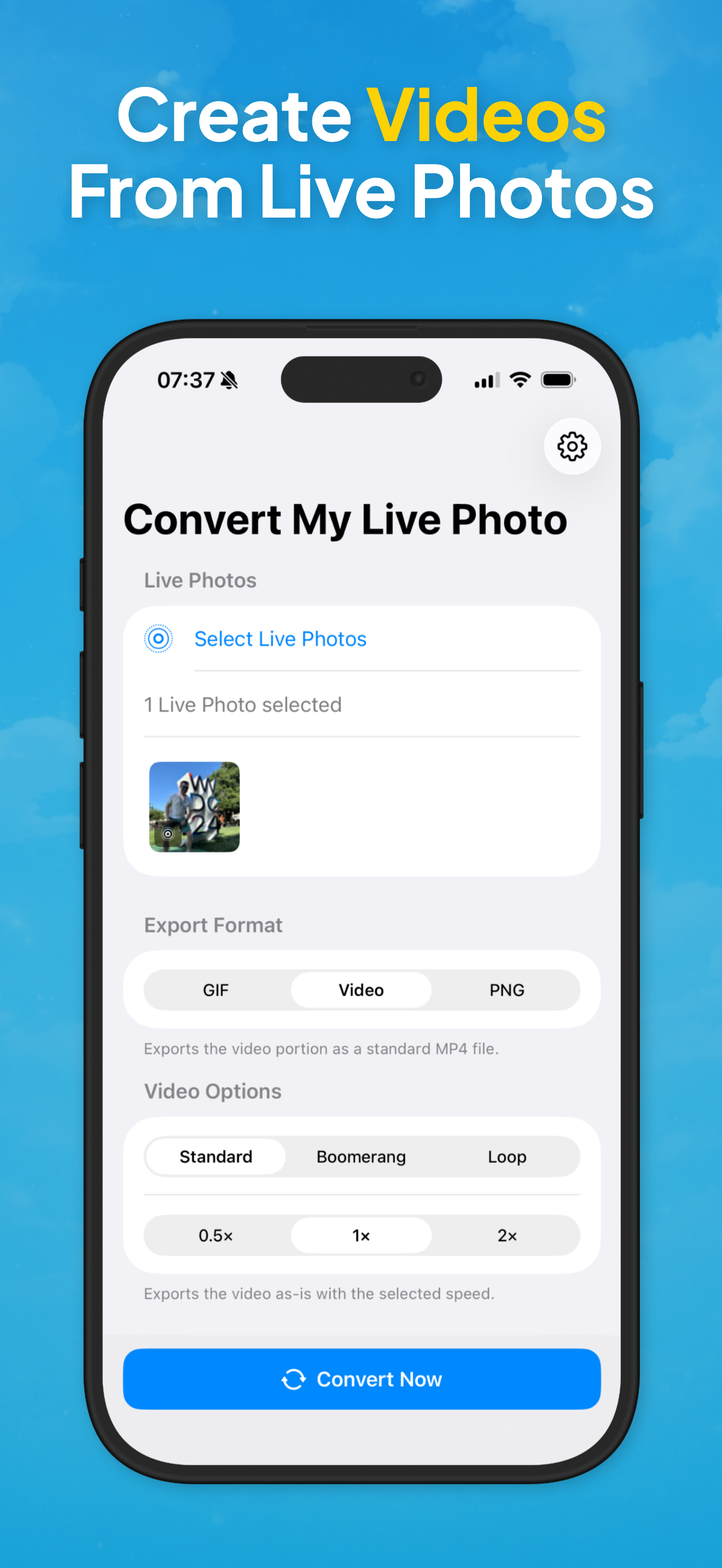 Convert My Live Photo screenshot 4