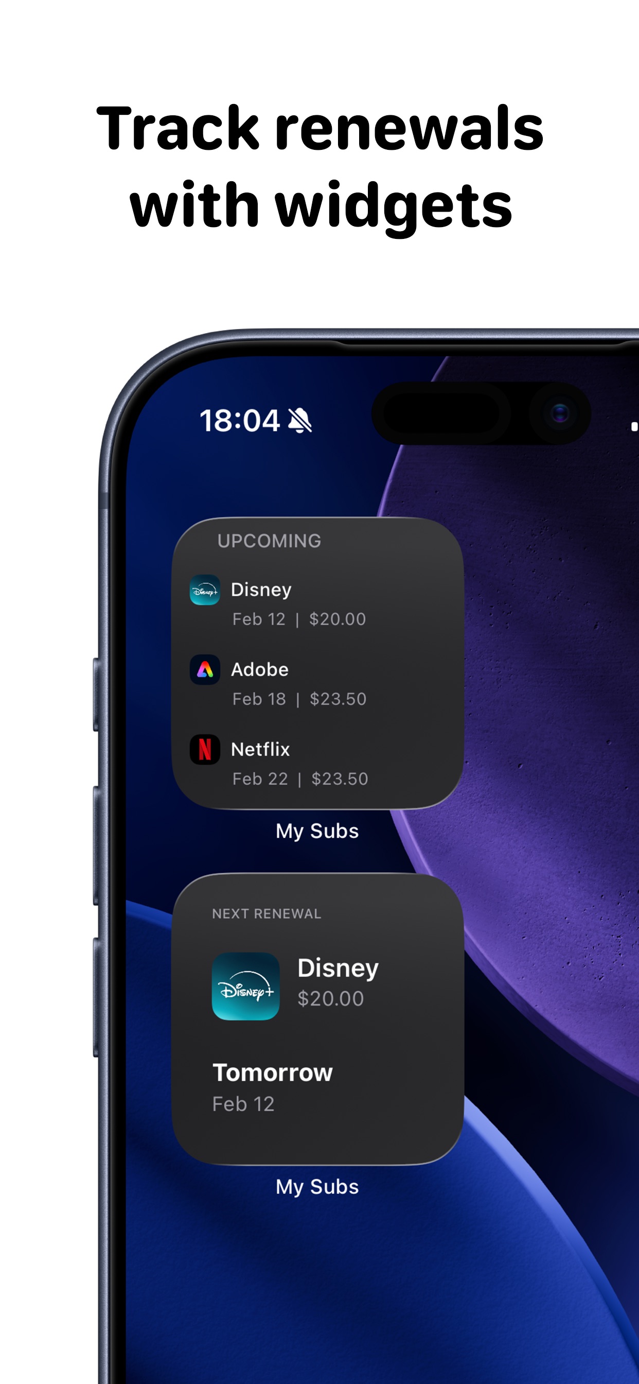 My Subs - Subscription tracker screenshot 3