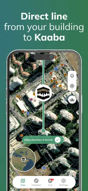 Qibla Finder 100% اتجاه القبلة screenshot 6