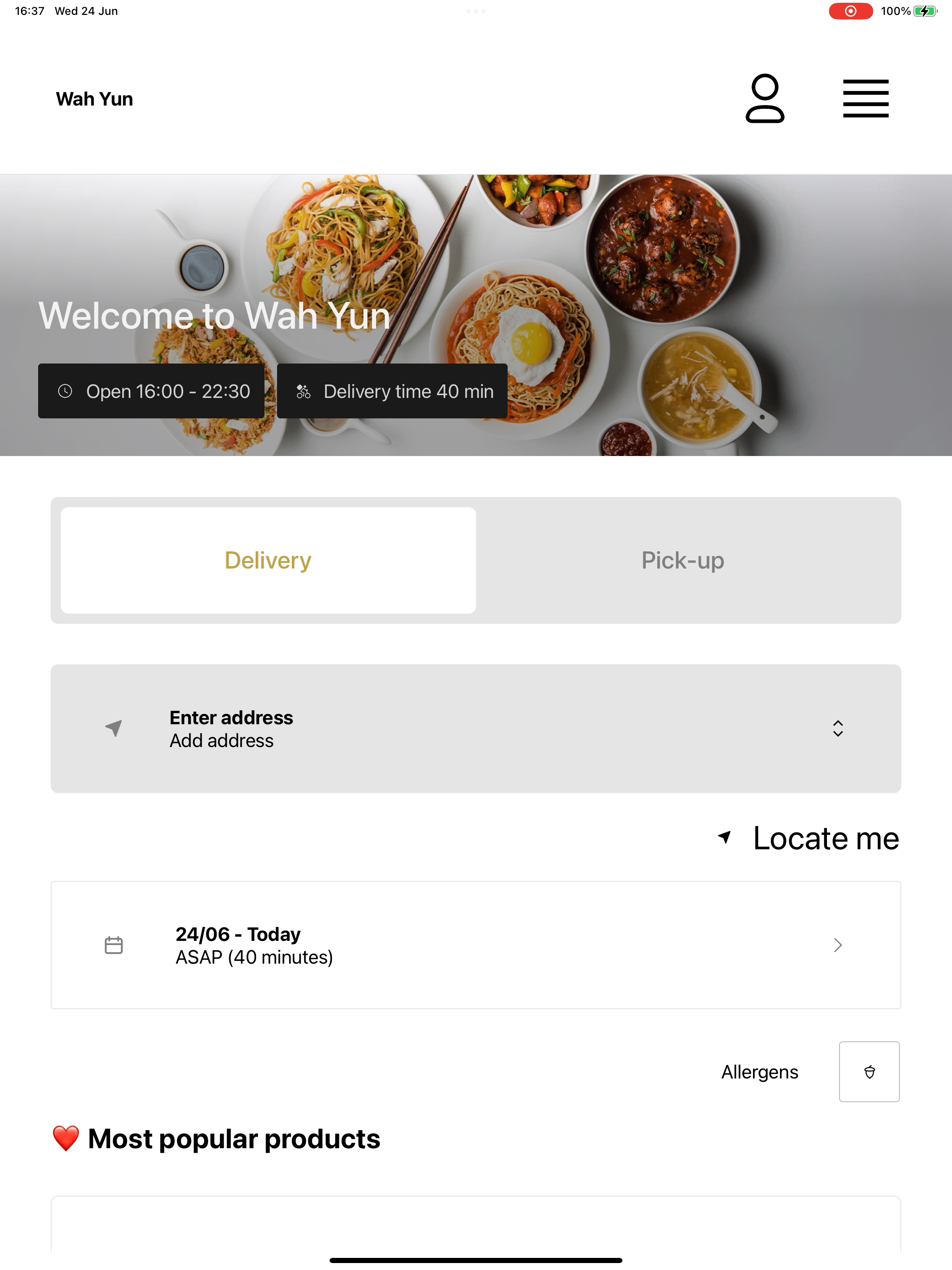 Wah yun Chinese Restaurant screenshot 9