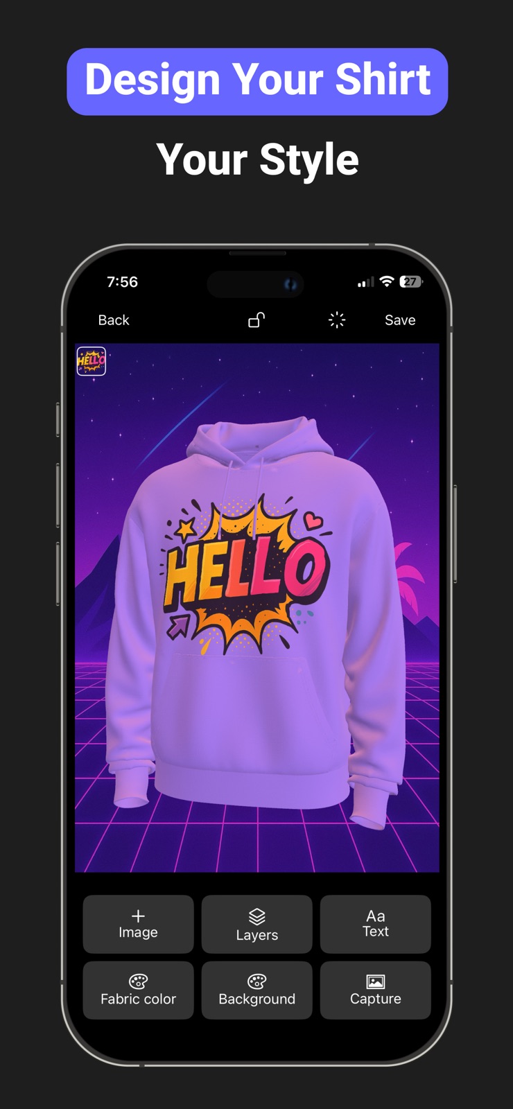 3D Mockups - T-Shirt Design iphone screenshot 3