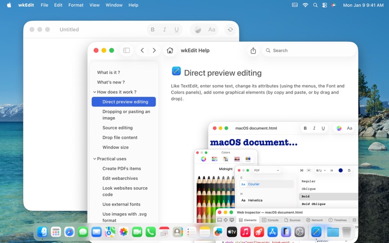 wkEdit app screenshot 3