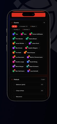 events: Invites & Guest List Screenshot 4 of 10