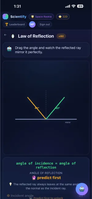 Scientify - Gamified Science screenshot 3