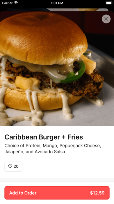 Buzzin Burgers iPhone screenshot 4 - Food & Drink app