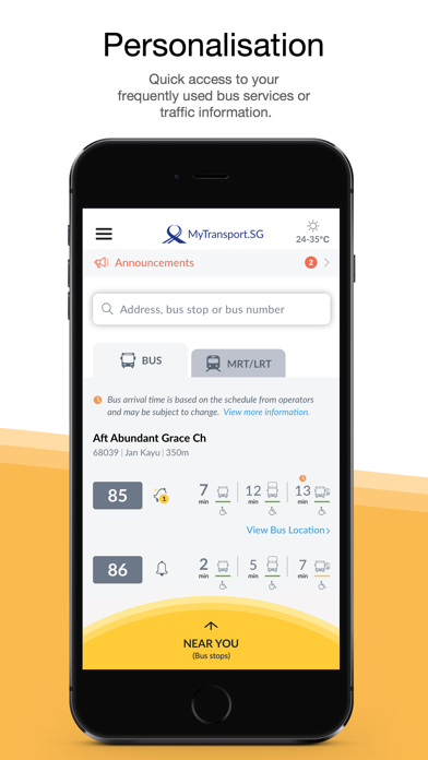 Screenshot #2 pour MyTransport.SG