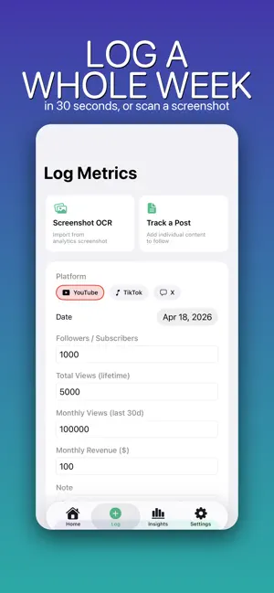 CreatorBook: Creator Analytics screenshot 2