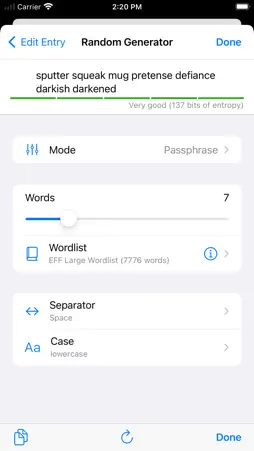 KeePassium Pro (KeePass) screenshot 8