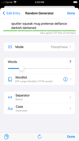 KeePassium Pro (KeePass) screenshot
