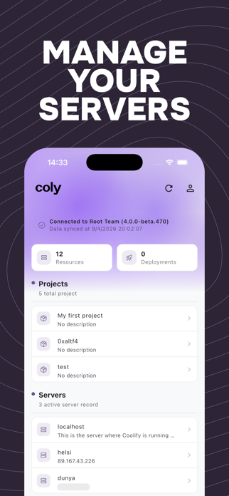 Coly for Self-Hosted Servers Screenshot 1 of 3