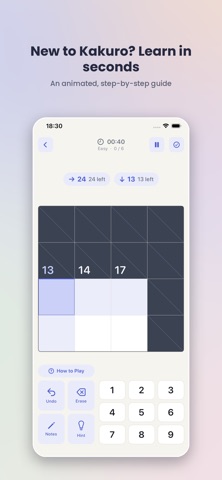 Kakuro Number Logic Puzzles Screenshot 4 of 6