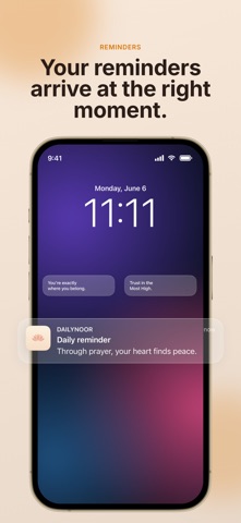 DailyNoor - Islamic Reminders Screenshot 2 of 5
