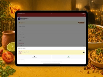ChaatRaja iPad screenshot