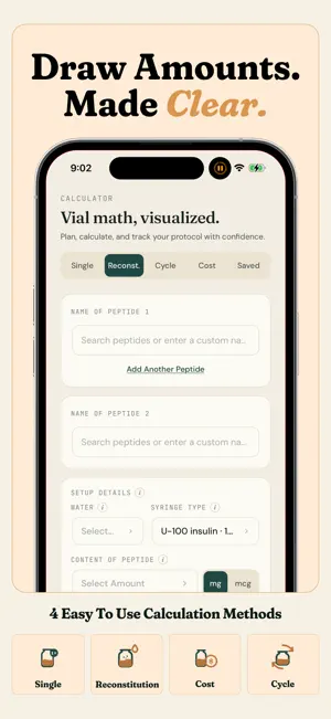 PepCue: Peptide/GLP-1 Tracker screenshot 4