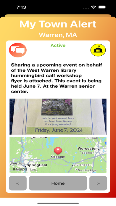 My Town Alert Screenshot