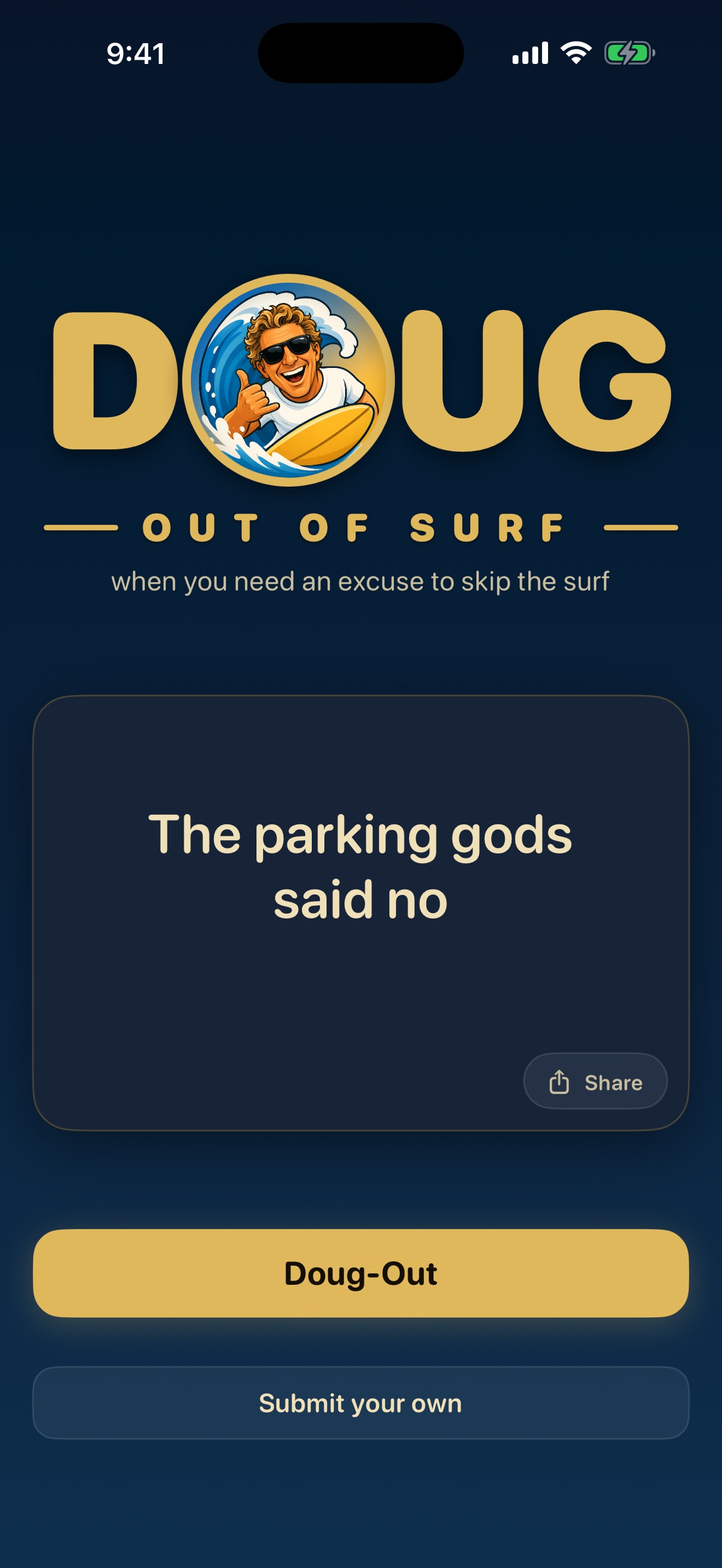 Screenshot 1 of Doug Out Of Surf