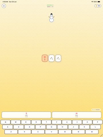 Vanish: Word Maze iPad screenshot