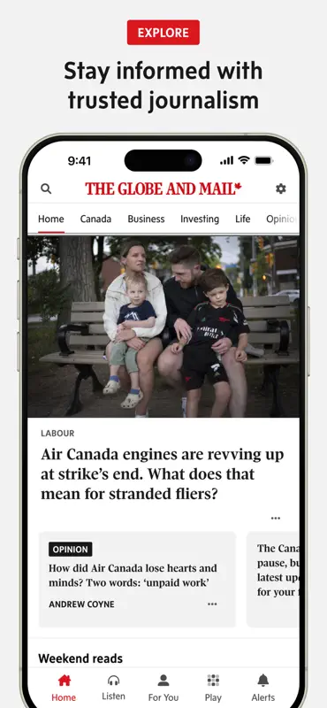 The Globe and Mail screenshot 1 of 7