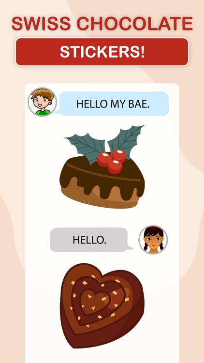 Swiss Chocolate Stickers!