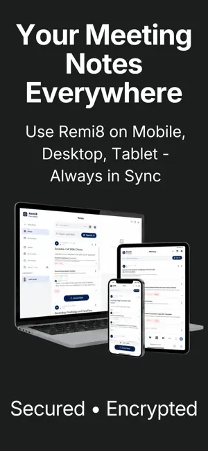 Remi8 AI Voice Notes Reminders screenshot 2