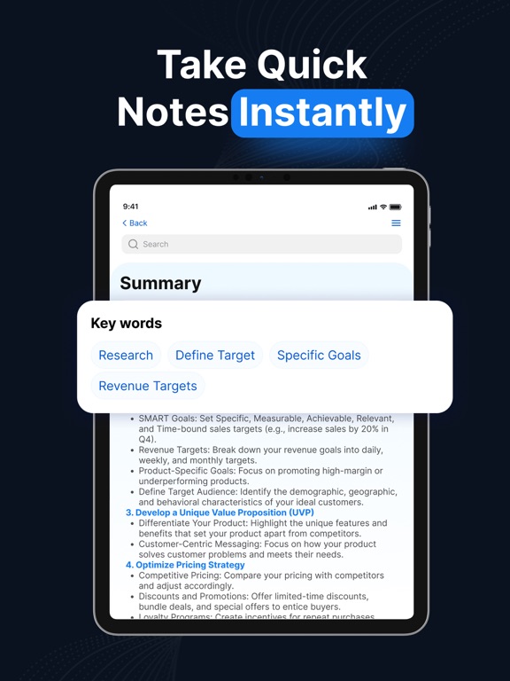 Screenshot #5 pour AI Note Taker - Voice to Notes