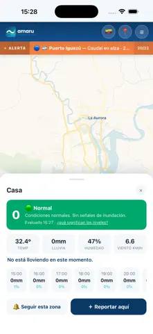 amaru: alertas de lluvia App Store screenshot 3