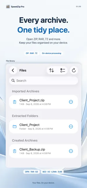 SpeedZip Pro: ZIP & 7Z screenshot 2