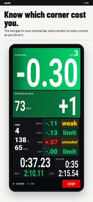 LapTAR screenshot 1