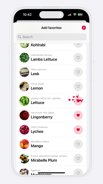 In Season: eat fresh & healthy iPhone screenshot 7 - Reference app