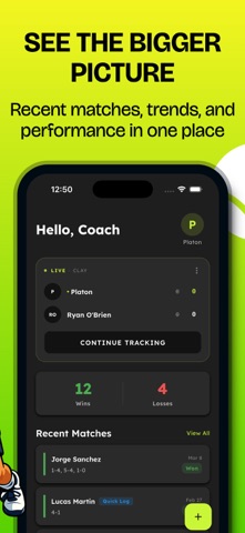 Tennis Seed: Junior Tracker screenshot