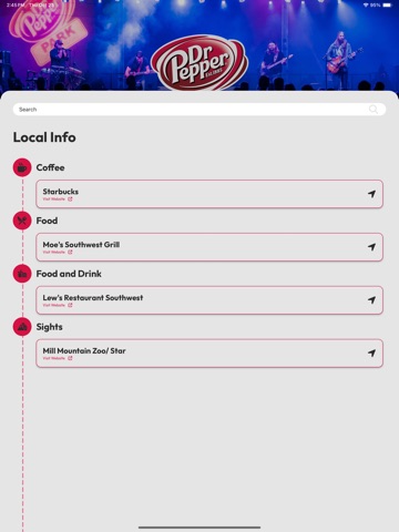 Dr Pepper Park iPad screenshot