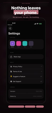 Anniversary — Date Tracker Screenshot 4 of 5