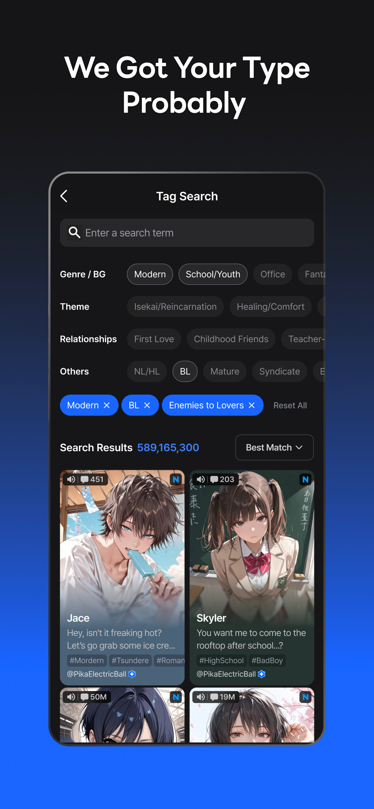 HYZE — Romance AI, Done Right