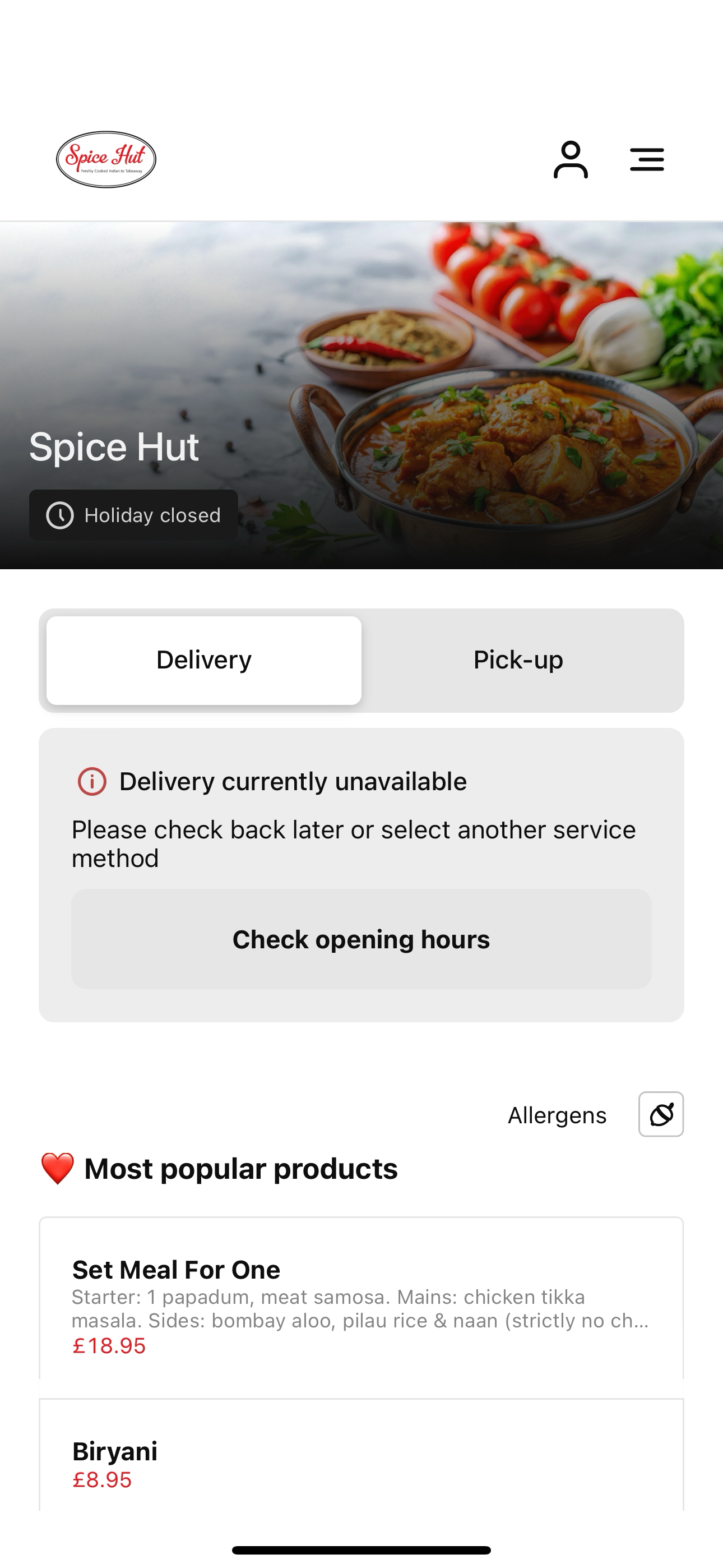 Spice Hut Rayleigh