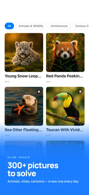 Slide Puzzle: 15 Tile Game screenshot 1