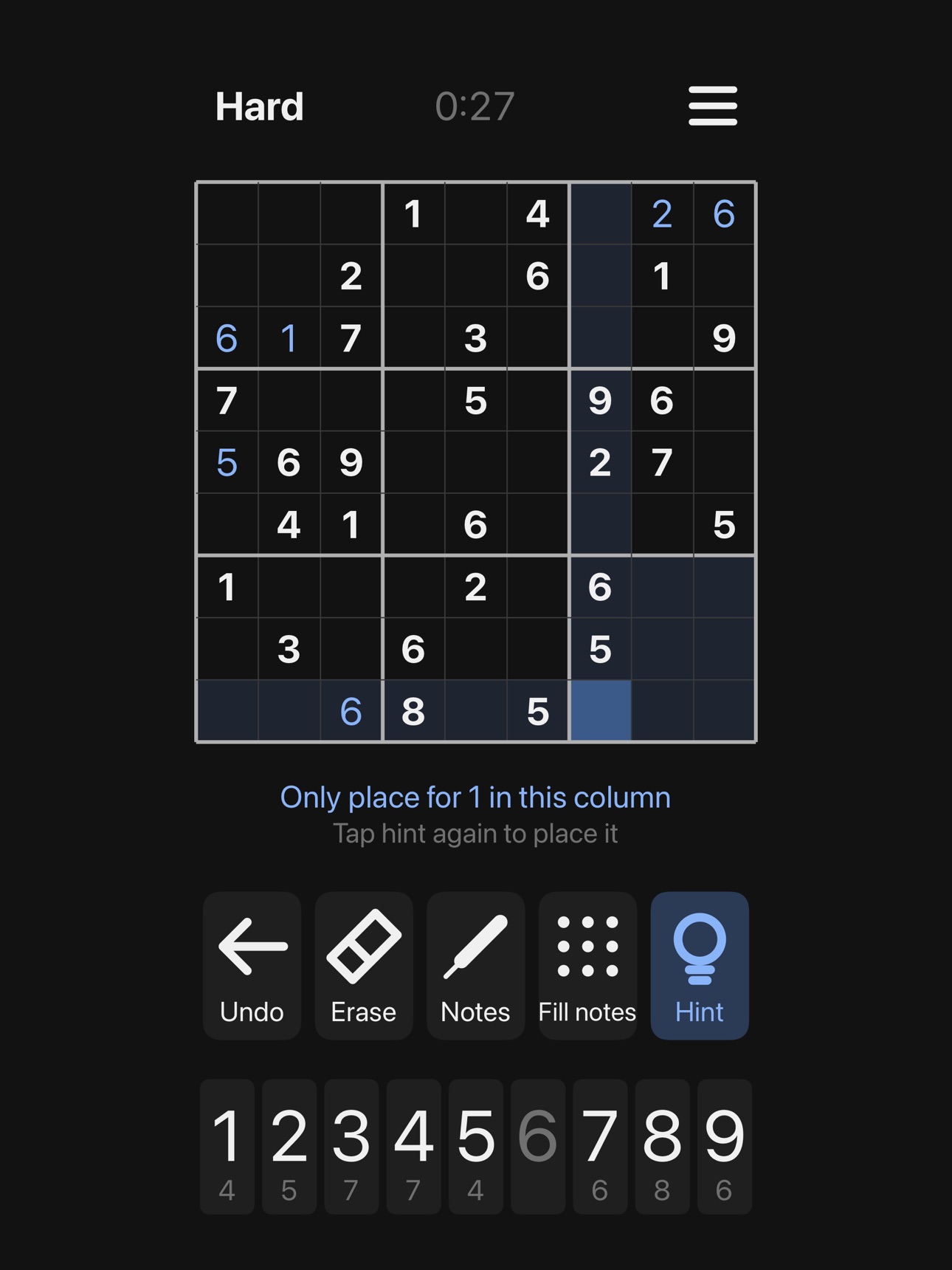 Screenshot 10 of Bare Sudoku