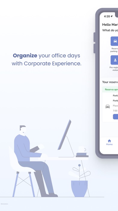 Corporate Experience Screenshot