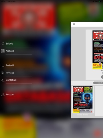 Hacker Journal iPad screenshot