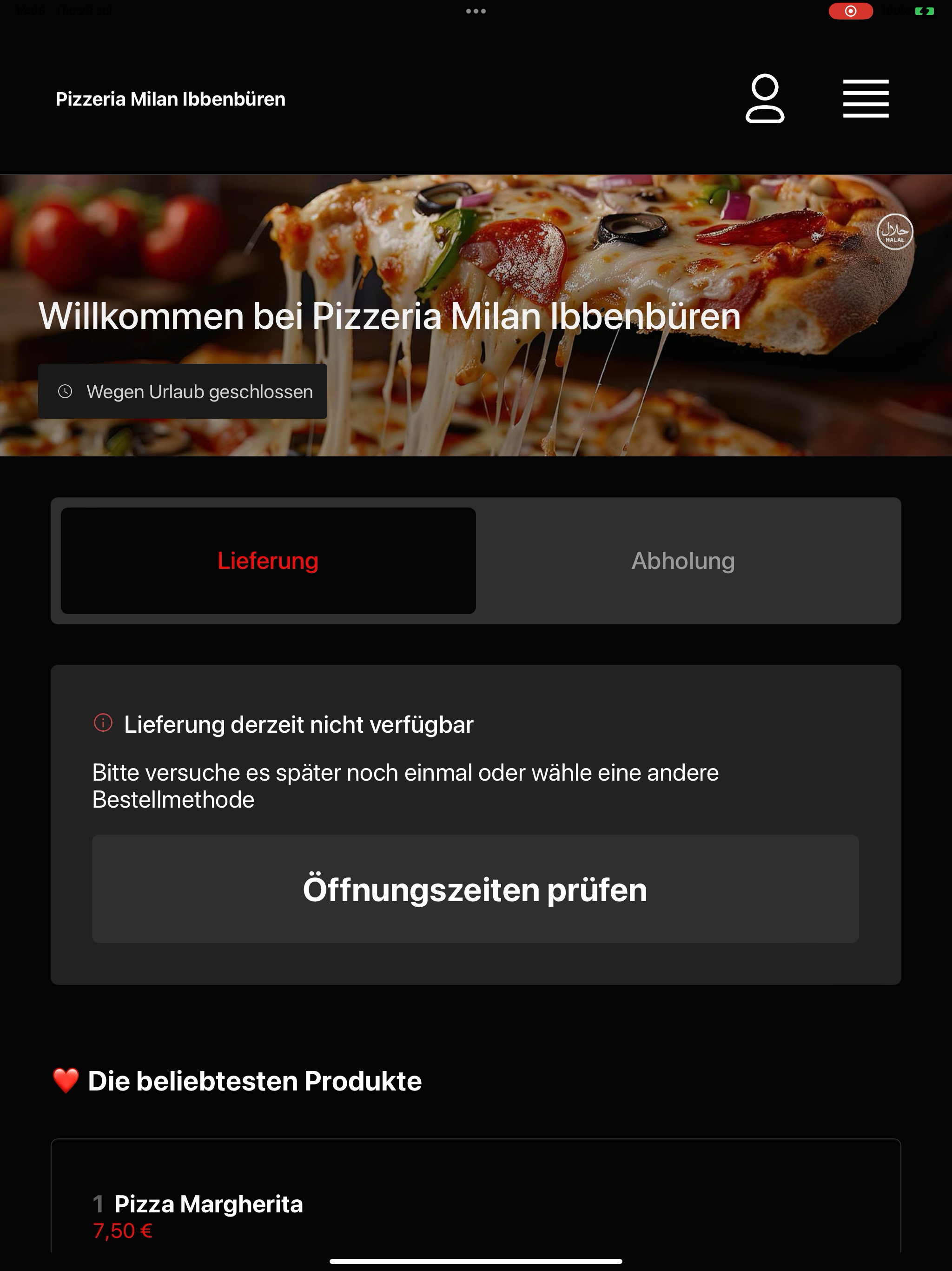 Pizzeria Milan Ibbenbüren screenshot 13