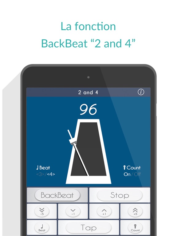 Screenshot #6 pour 2 and 4: Voice Metronome